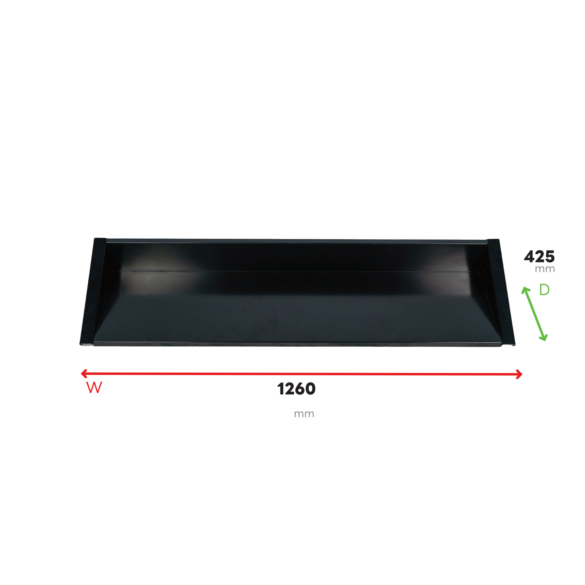 CSカーゴ6輪タイプ中間棚：W1260×D425ｍｍ