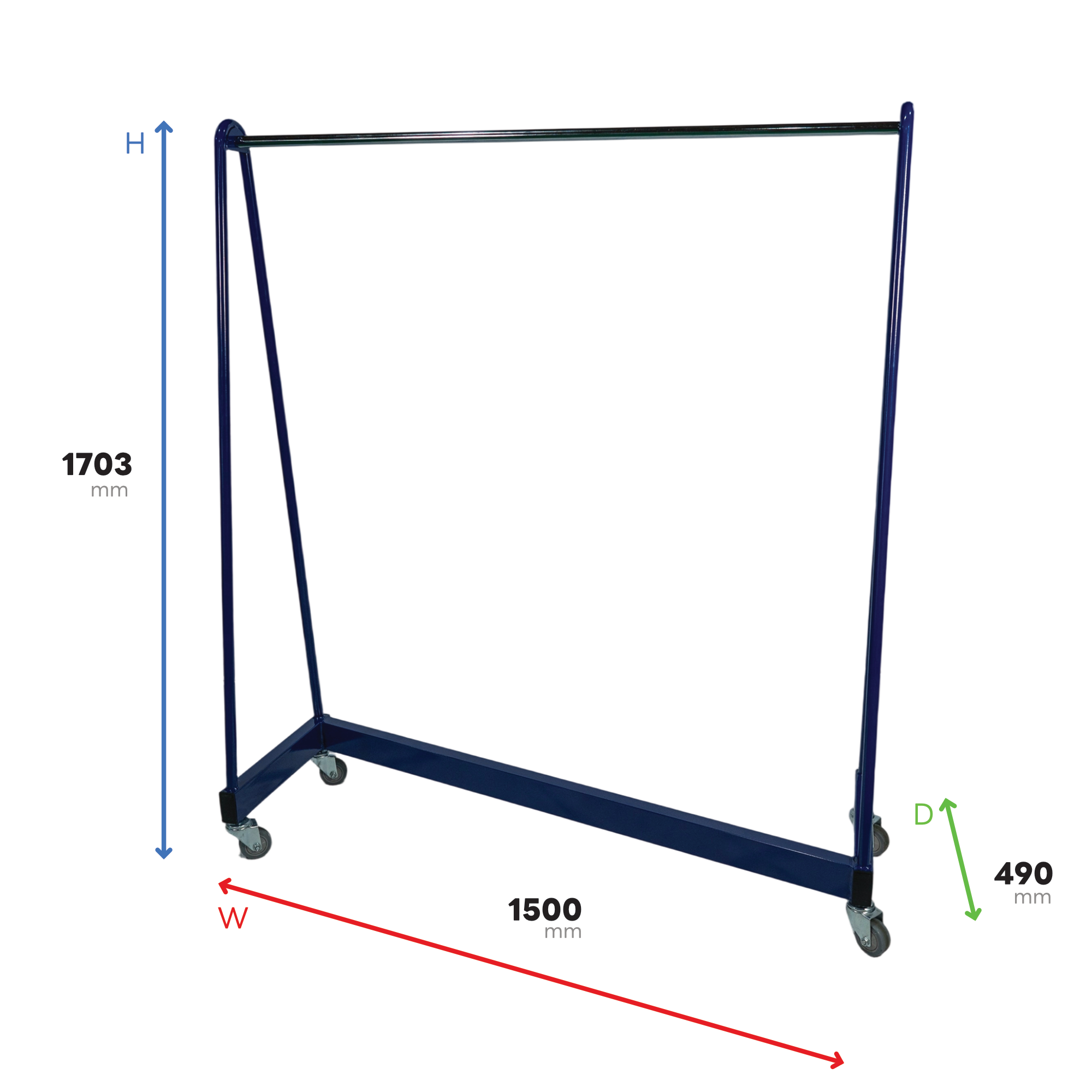 CS　Zラック（ブルー）　品番：CSCーS1549ーBU